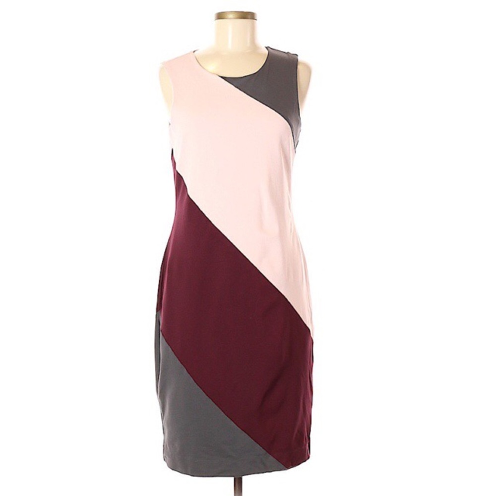 Banana Republic Dress Women 6 Color Block